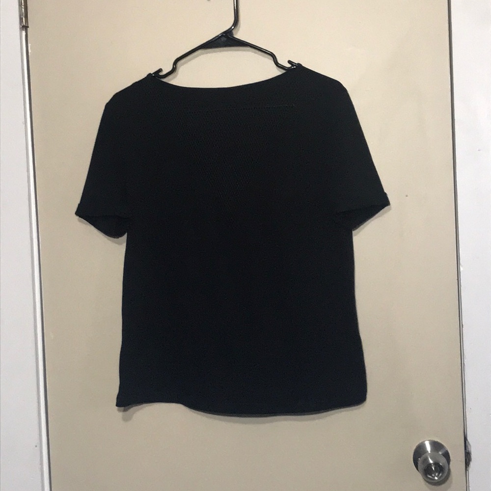 Black, mesh t-shirt